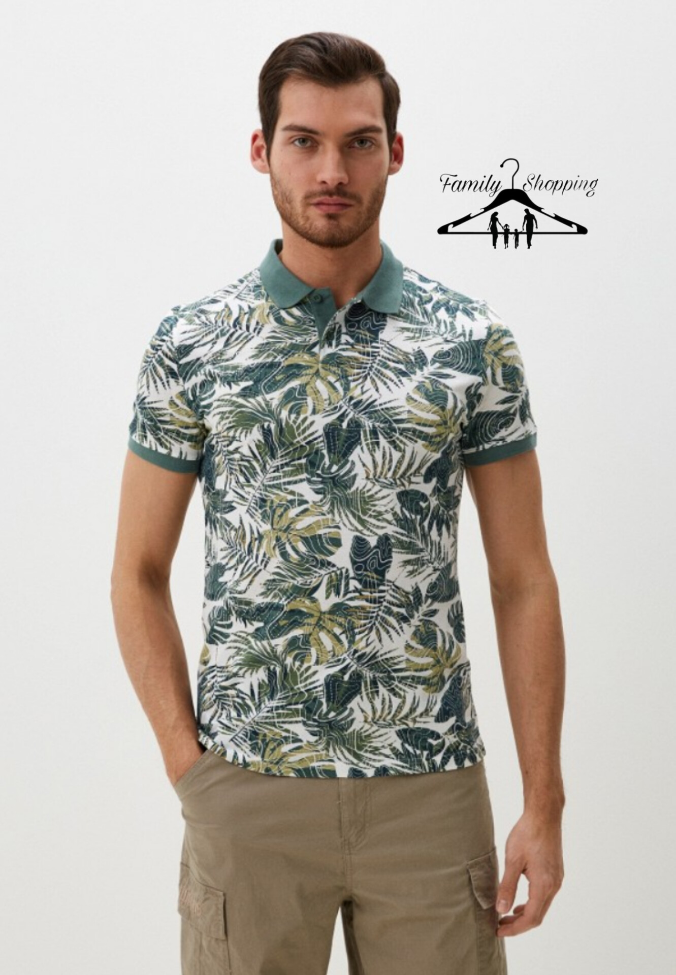پولوشرت مردانه طرح هاوایی