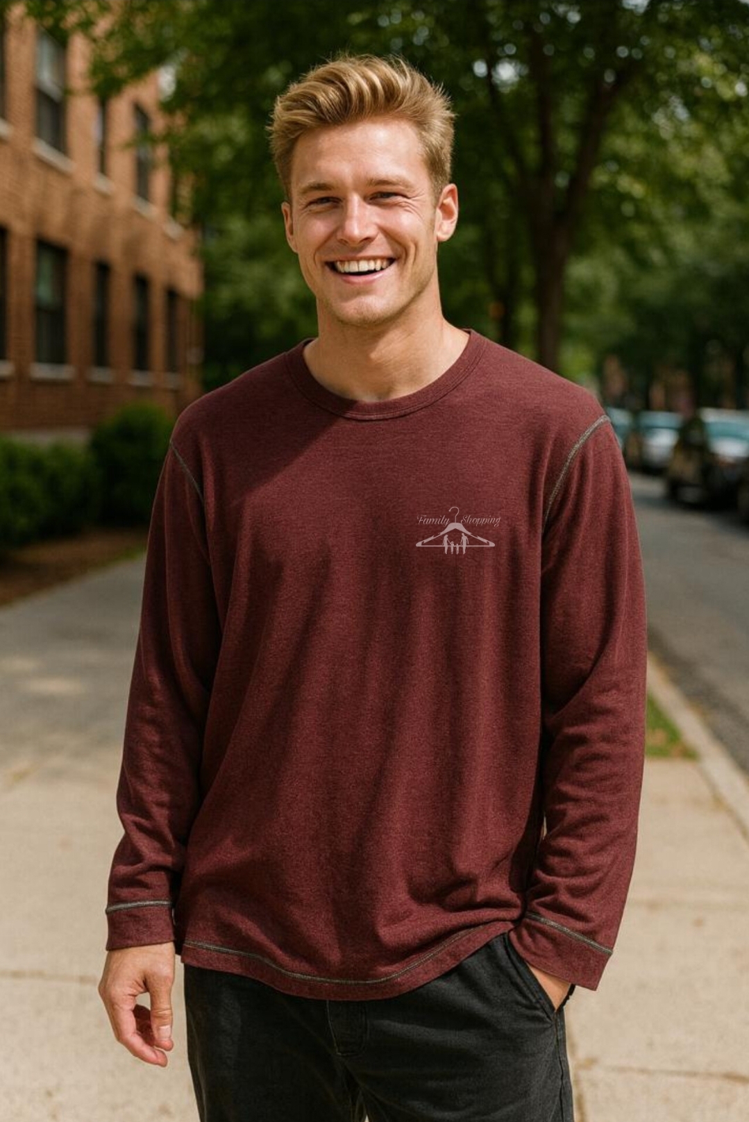 "بلوز آستین‌بلند مردانه EXPRESS سایز XL – جنس فوق‌العاده سبک و لطیف، مناسب چهار فصل و قواره بلند"